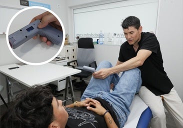 Eduardo Diego Seisdedos realiza una descarga de gemelos aplicando las frecuencias lumínicas del método RedLi.