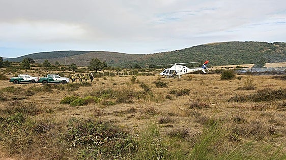 Un incendio «intencionado» en Valderredible obliga a movilizar medios de Cantabria y Castilla y León