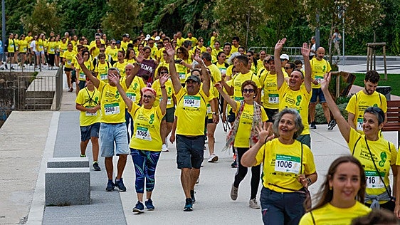La multitudinaria marcha contra el cáncer, en imágenes