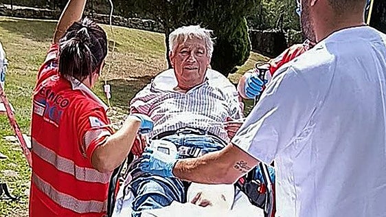 «Salvamos a mi tío de la cornada de una vaca gracias al torniquete en la pierna»