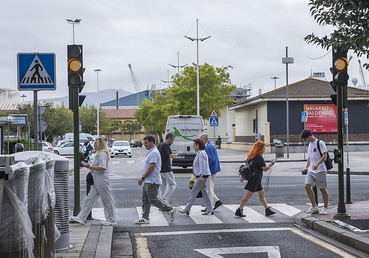 Cruce en la zona de Castilla-Hermida que tendrá que modificarse.