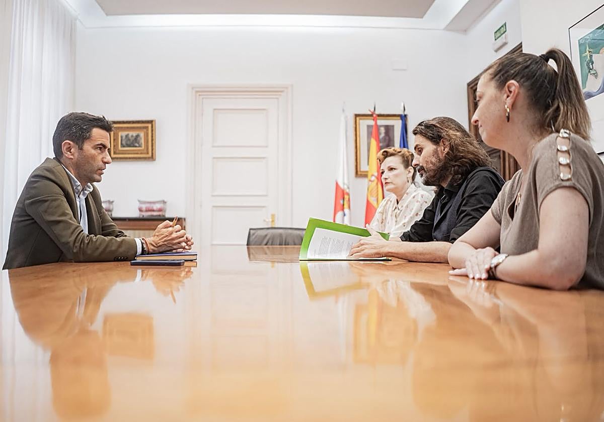 Un momento de la reunión