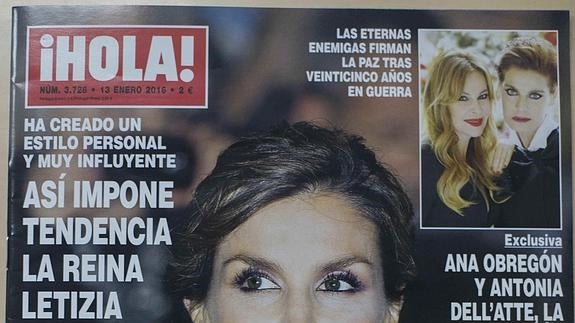 Portada de la revista ¡Hola!.