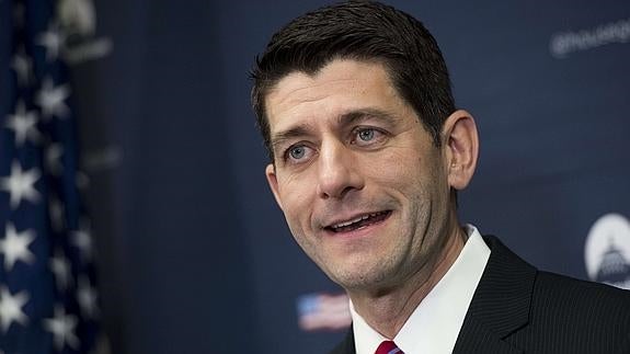 Paul Ryan, líder de los republicanos en el Congreso. 