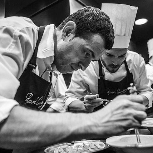 Ricard Camarena, en la cocina