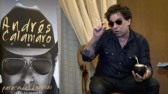 El musico y compositor argentino Andrés Calamaro. 