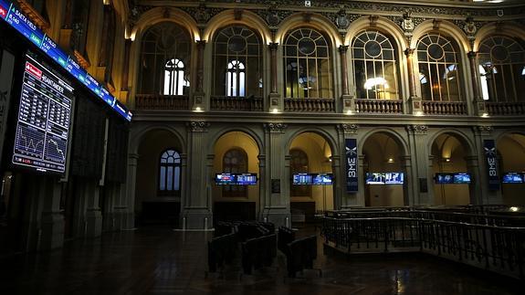 La Bolsa de Madrid. 