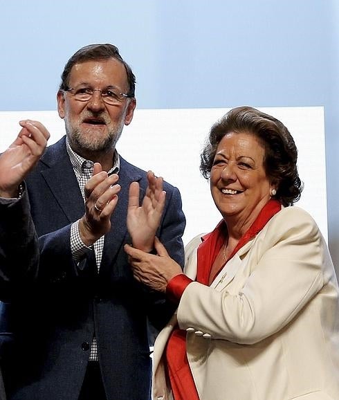 Mariano Rajoy y Rita Barberá.