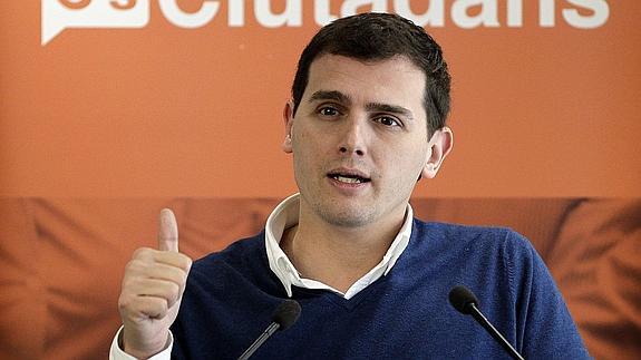 El líder de Ciudadanos, Albert Rivera. 