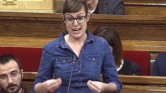 La diputada de la CUP en el Parlament Mireia Vehí.