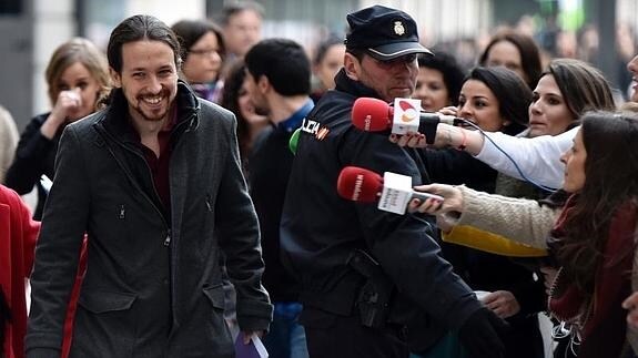 El líder de Podemos, Pablo Iglesias. 