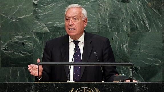 El ministro de Exteriores en funciones, José Manuel García-Margallo. 