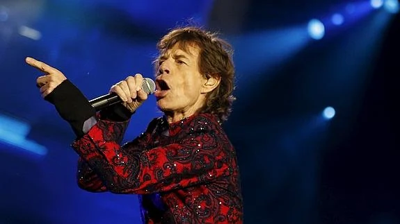 Mick Jagger, durante un concierto de los Rolling Stones en México.