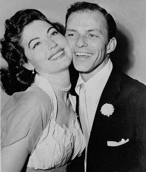 Ava Gadner y Frank Sinatra.