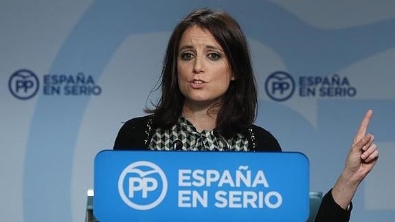 La vicesecretaria de Estudios y Programas del Partido Popular, Andrea Levy.