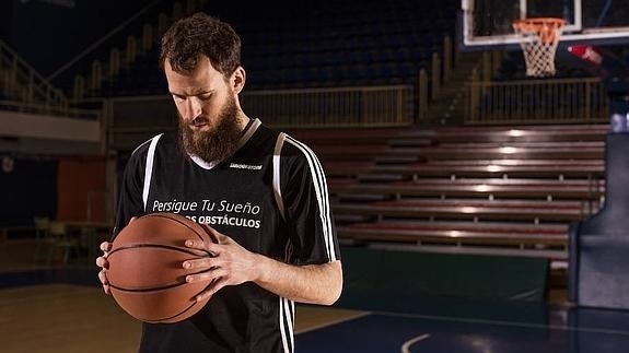 Rodríguez, después de un entrenamiento. 