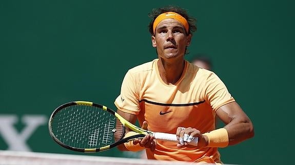 Nadal, durante el partido. 