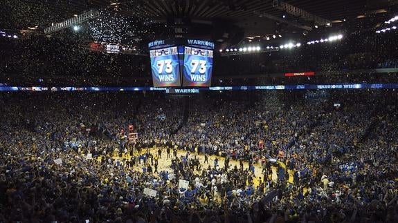 Noche mágica de los Warriors. 