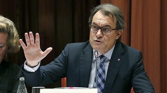 El expresidente de la Generalitat Artur Mas.