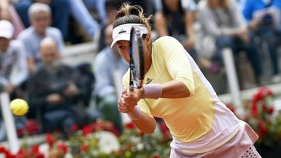 Garbiñe Muguruza, contra Jelena Ostapenko. 