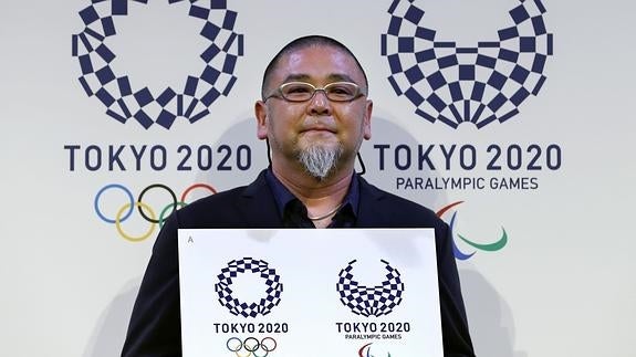 El nuevo logo de los Juegos de Tokio 2020. 