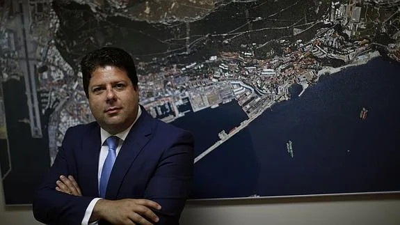 Fabian Picardo, ministro principal de Gibraltar.