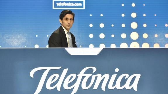 El presidente de Telefonica, José María Álvarez-Pallete. 