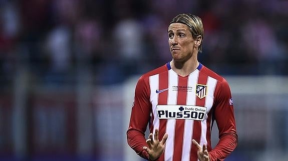 Fernando Torres, durante la final de Milán. 