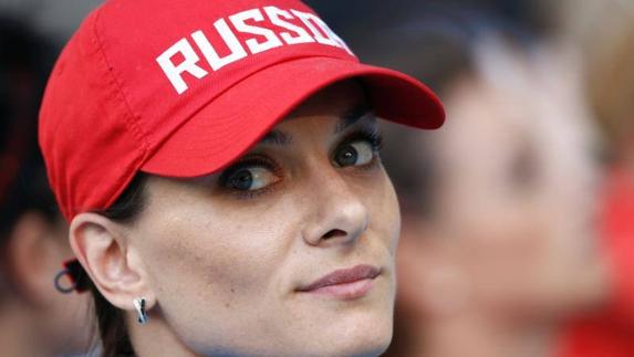 Yelena Isinbayeva. AFP