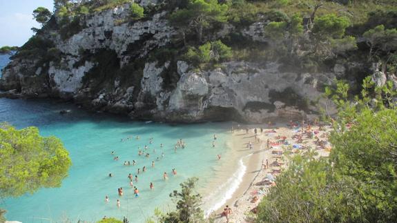 Playa de Macarelleta, Maenorca.