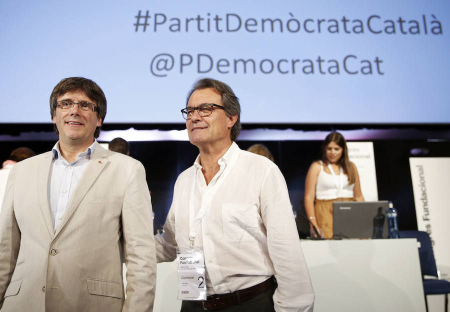 Artur Mas y Carles Puigdemont. 