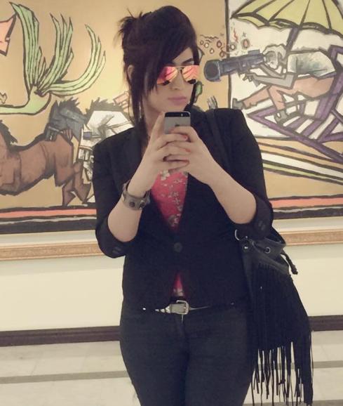 Qandeel Baloch, en uno de sus selfies.