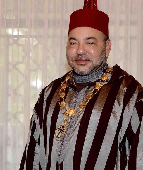 El rey Mohamed VI de Marruecos.