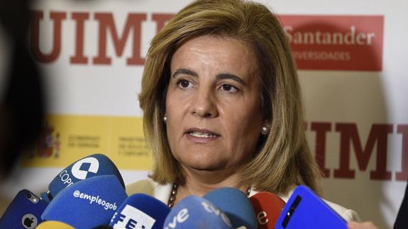 La ministra de Empleo y Seguridad Social en funciones, Fátima Báñez.