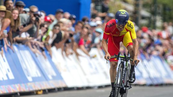 Jonathan Castroviejo, durante una competición. 