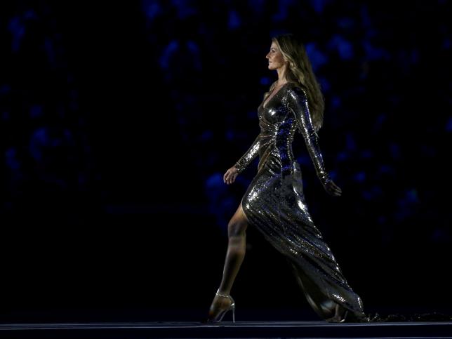 Gisele Bundchen, en Maracaná.