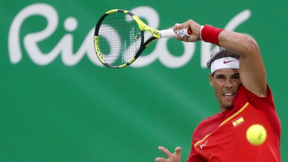 Rafael Nadal, durante un partido. 