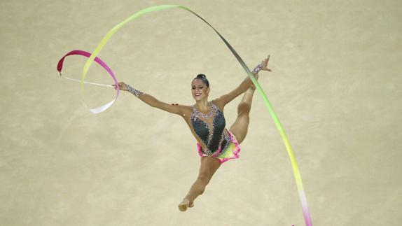 Rodríguez, durante la final. 