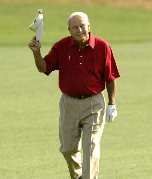 Arnold Palmer, durante un partido. 
