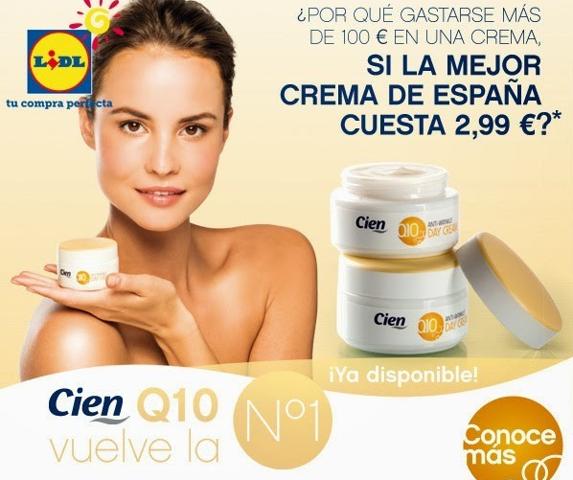 Anuncio de la crema Cien, de Lidl.