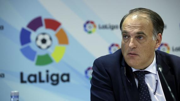 Javier Tebas, presidente de LaLiga. 