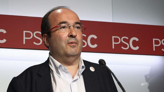 El primer secretario del PSC y candidato a las primarias, Miquel Iceta.
