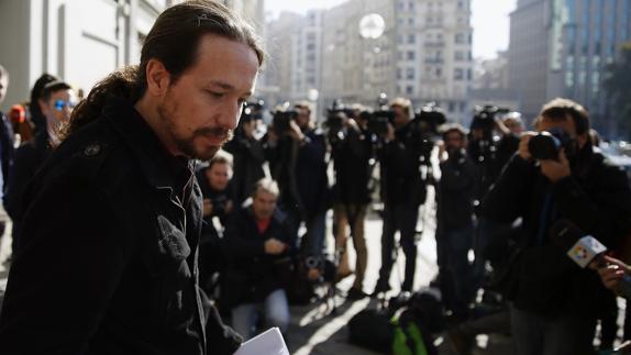 El secretario general de Podemos, Pablo Iglesias.