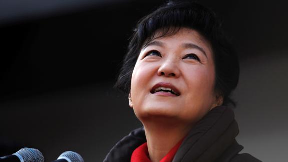 Park Geun-hye. 