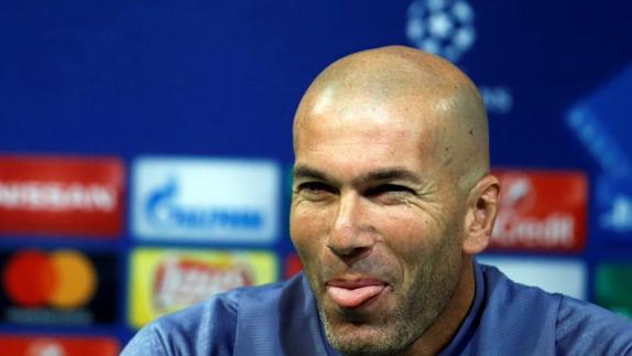 Zinedine Zidane, técnico del Real Madrid. 