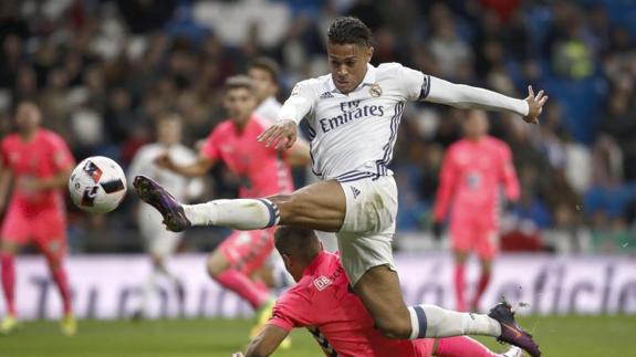 Mariano, autor de un triplete en el Bernabéu.