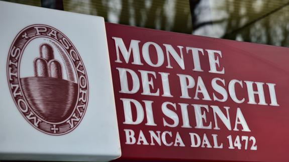 Logotipo del Monte dei Paschi italiano.