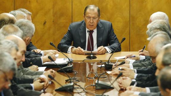 El ministro de Asuntos Exteriores ruso, Serguéi Lavrov.