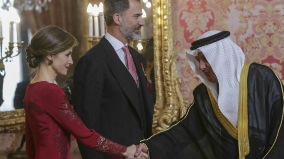 Los Reyes reciben al Cuerpo Diplomático.