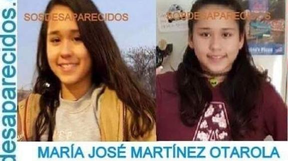 Imagen de la niña desaparecida.